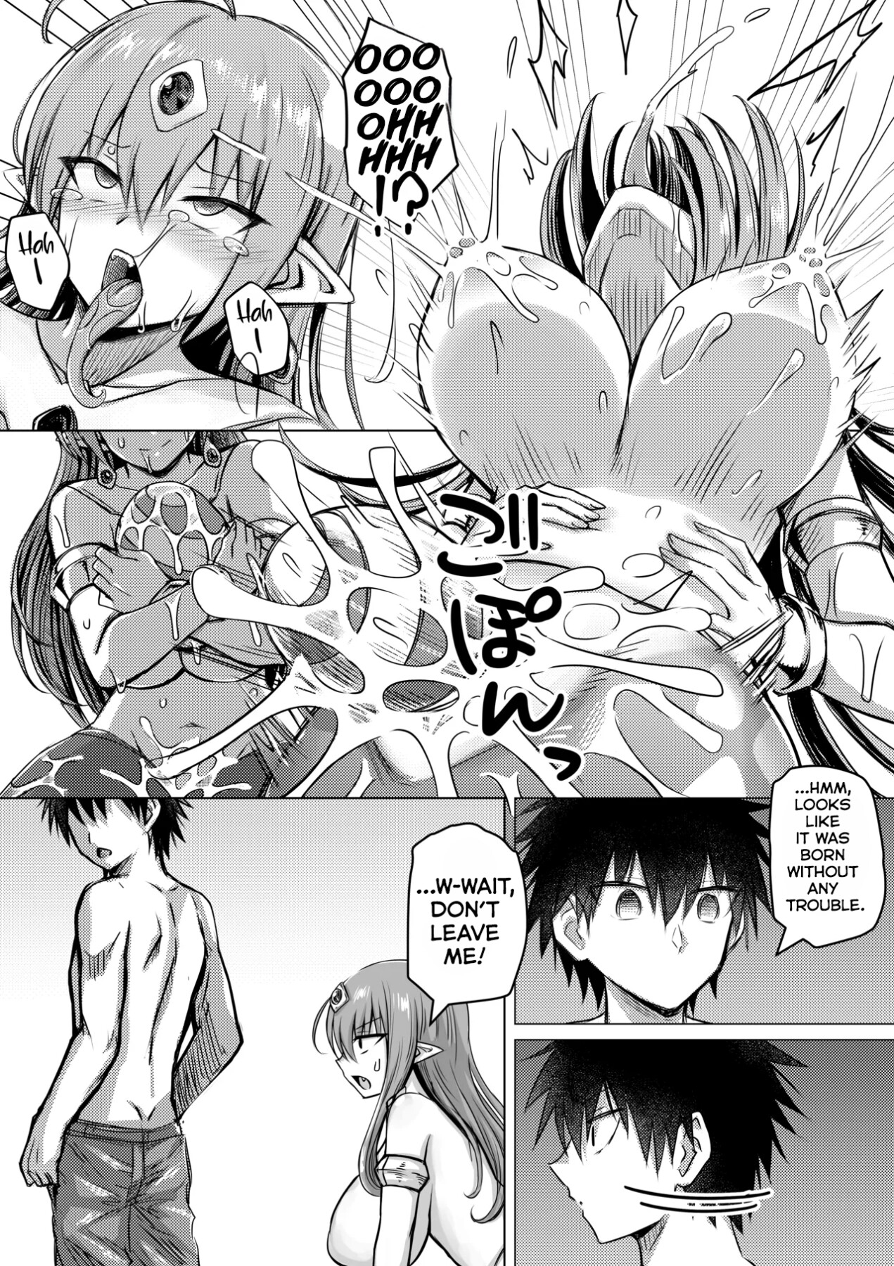 Hentai Manga Comic-Lamia Queen Impregnated by Human Boy-Read-11